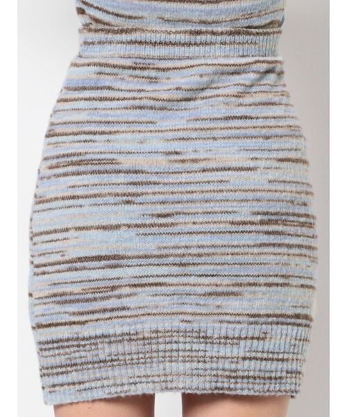 EMODA（エモダ）の「カラーストライプニットスカート（スカート・レディース・ブラック/レッド/ブルー・FREE）」の21枚目の写真