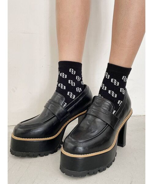 GYDA（ジェイダ）の「タンクソールローファー（ローファー・レディース・ブラック・SMALL/MEDIUM/LARGE）」の6枚目の写真