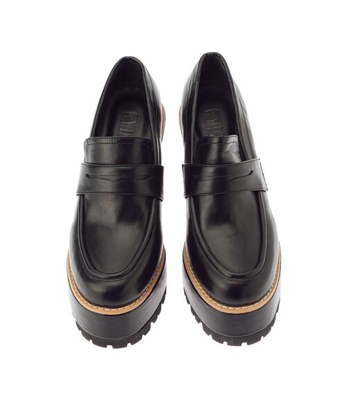 GYDA（ジェイダ）の「タンクソールローファー（ローファー・レディース・ブラック・SMALL/MEDIUM/LARGE）」の4枚目の写真