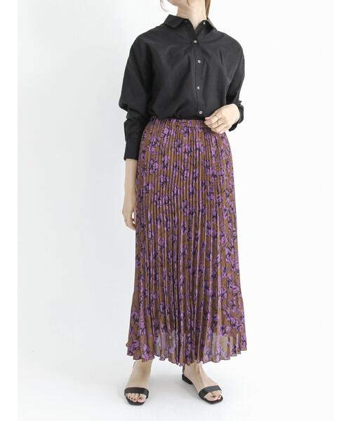 Te chichi（テチチ）の「コットンオーバーシャツ（シャツ/ブラウス・レディース・ブラック/ブルー/ベージュ/ピンク・ﾌﾘ-）」の9枚目の写真