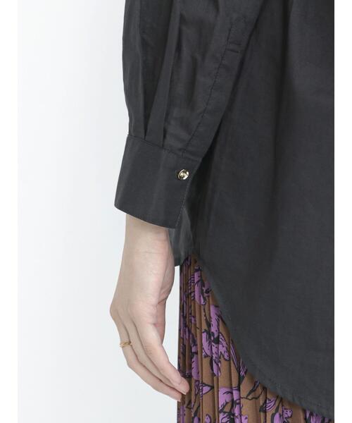 Te chichi（テチチ）の「コットンオーバーシャツ（シャツ/ブラウス・レディース・ブラック/ブルー/ベージュ/ピンク・ﾌﾘ-）」の14枚目の写真