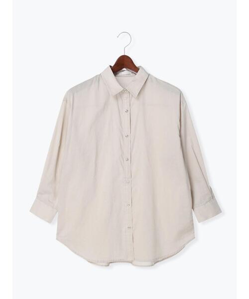 Te chichi（テチチ）の「コットンオーバーシャツ（シャツ/ブラウス・レディース・ブラック/ブルー/ベージュ/ピンク・ﾌﾘ-）」の18枚目の写真