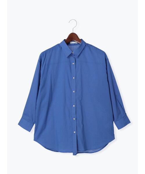 Te chichi（テチチ）の「コットンオーバーシャツ（シャツ/ブラウス・レディース・ブラック/ブルー/ベージュ/ピンク・ﾌﾘ-）」の19枚目の写真