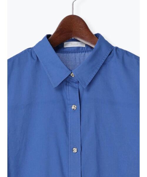 Te chichi（テチチ）の「コットンオーバーシャツ（シャツ/ブラウス・レディース・ブラック/ブルー/ベージュ/ピンク・ﾌﾘ-）」の21枚目の写真