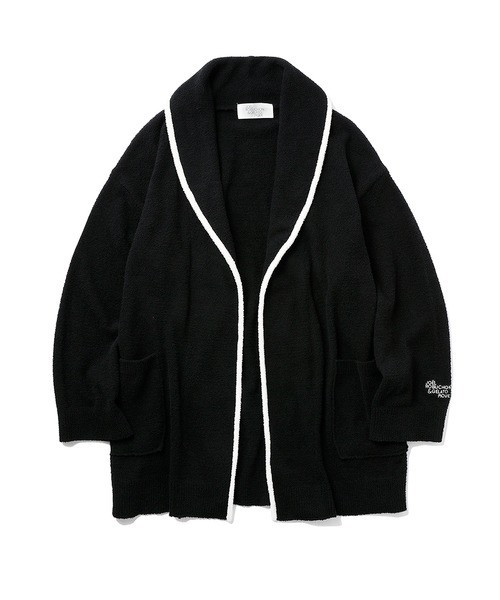 gelato pique（ジェラートピケ）の「【JoelRobuchon】【UNISEX】エアリーモコガウン（ニット/セーター・レディース・ブラック・S-M/M-L）」の4枚目の写真