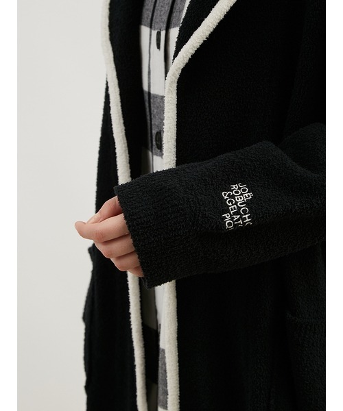 gelato pique（ジェラートピケ）の「【JoelRobuchon】【UNISEX】エアリーモコガウン（ニット/セーター・レディース・ブラック・S-M/M-L）」の9枚目の写真