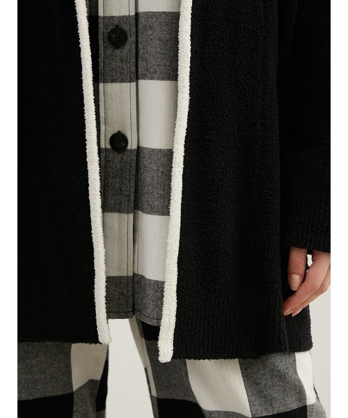 gelato pique（ジェラートピケ）の「【JoelRobuchon】【UNISEX】エアリーモコガウン（ニット/セーター・レディース・ブラック・S-M/M-L）」の13枚目の写真