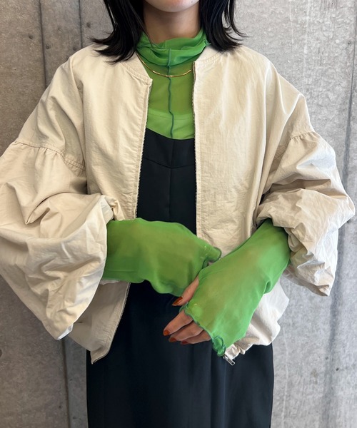 byYOUANCE（バイユアンス）の「ｼｱｰﾒﾛｳﾊｲﾈｯｸﾛﾝT（Tシャツ/カットソー・レディース・ターコイズブルー/オレンジ/グリーン/ブラック系その他/グリーン系その他/ブルー系その他/その他1/その他2/その他3/その他4・FREE）」の19枚目の写真