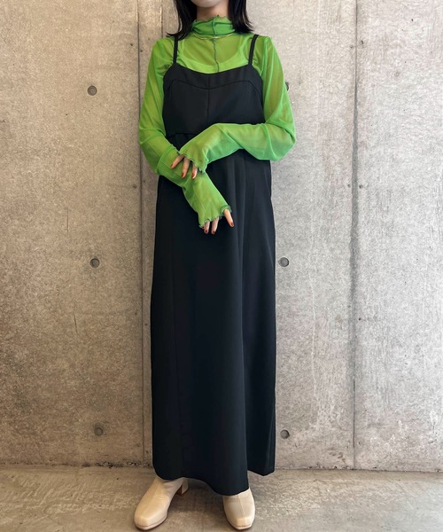 byYOUANCE（バイユアンス）の「ｼｱｰﾒﾛｳﾊｲﾈｯｸﾛﾝT（Tシャツ/カットソー・レディース・ターコイズブルー/オレンジ/グリーン/ブラック系その他/グリーン系その他/ブルー系その他/その他1/その他2/その他3/その他4・FREE）」の22枚目の写真