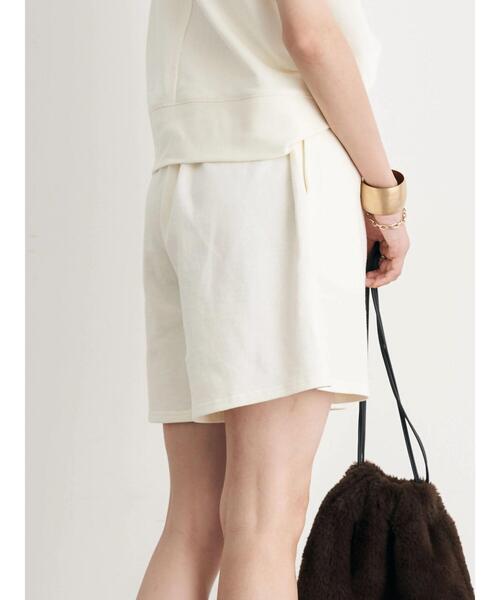 earth music&ecology（アースミュージックアンドエコロジー）の「ミニウラケショートパンツ（その他パンツ・レディース・アイボリー/ブラック・FREE）」の3枚目の写真