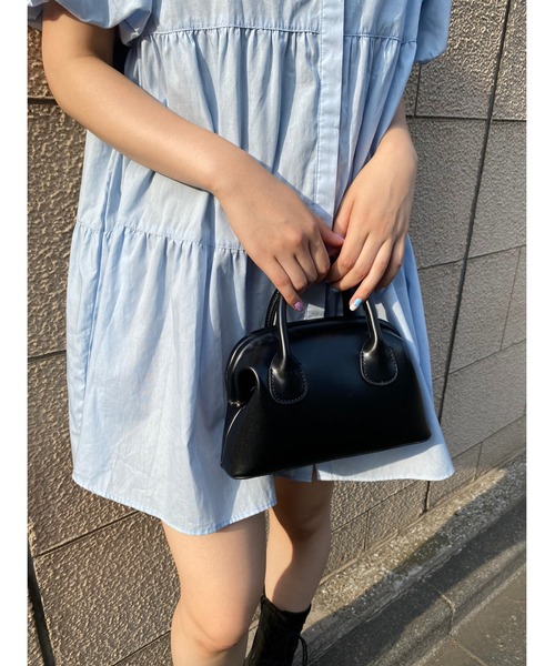 WC（ダブル シー）の「ガマグチ2WAYバッグ（ショルダーバッグ・レディース・ホワイト/ブラック/ピンク・FREE）」の3枚目の写真