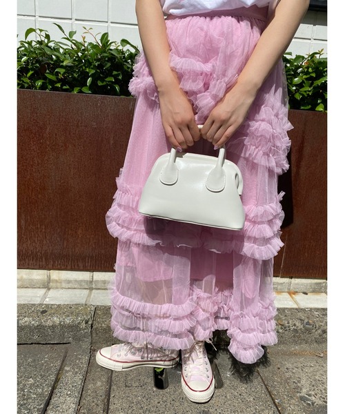 WC（ダブル シー）の「ガマグチ2WAYバッグ（ショルダーバッグ・レディース・ホワイト/ブラック/ピンク・FREE）」の11枚目の写真