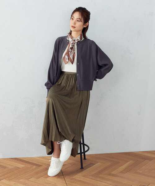 COMME CA ISM（コムサイズム）の「プリーツスカート（スカート・レディース・ブラック/ブラウン/カーキ・SMALL/MEDIUM/LARGE）」の10枚目の写真