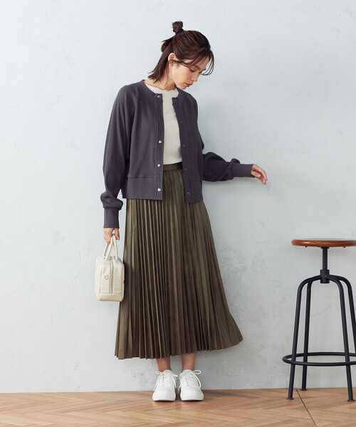 COMME CA ISM（コムサイズム）の「プリーツスカート（スカート・レディース・ブラック/ブラウン/カーキ・SMALL/MEDIUM/LARGE）」の11枚目の写真