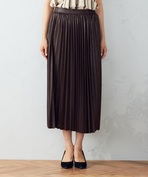 COMME CA ISM（コムサイズム）の「プリーツスカート（スカート・レディース・ブラック/ブラウン/カーキ・SMALL/MEDIUM/LARGE）」の14枚目の写真