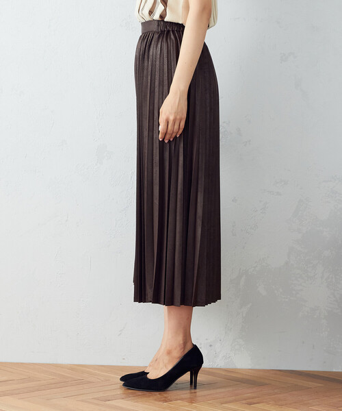 COMME CA ISM（コムサイズム）の「プリーツスカート（スカート・レディース・ブラック/ブラウン/カーキ・SMALL/MEDIUM/LARGE）」の15枚目の写真