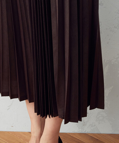 COMME CA ISM（コムサイズム）の「プリーツスカート（スカート・レディース・ブラック/ブラウン/カーキ・SMALL/MEDIUM/LARGE）」の18枚目の写真