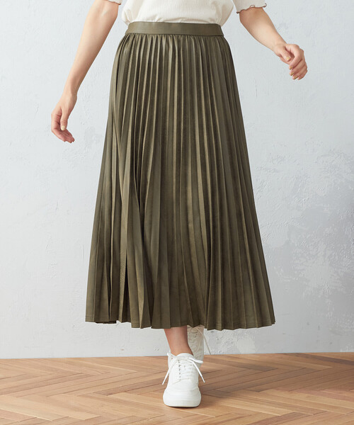 COMME CA ISM（コムサイズム）の「プリーツスカート（スカート・レディース・ブラック/ブラウン/カーキ・SMALL/MEDIUM/LARGE）」の22枚目の写真