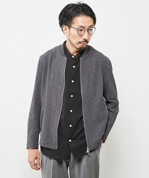 MEN'S MELROSE（メンズメルローズ）の「リランチェブッチャーショートブルゾン（ブルゾン・メンズ・グレー/ブラウン/ブラック・2/3/4）」の3枚目の写真