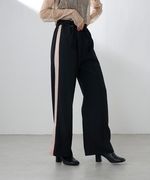 Lui's（ルイス）の「ドロストラインパンツ（その他パンツ・レディース・ブラック/パープル/オリーブ・FREE）」の6枚目の写真