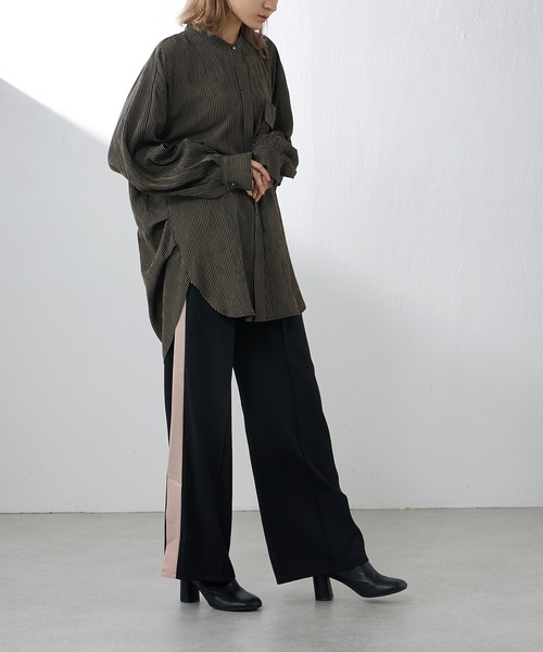 Lui's（ルイス）の「ドロストラインパンツ（その他パンツ・レディース・ブラック/パープル/オリーブ・FREE）」の14枚目の写真