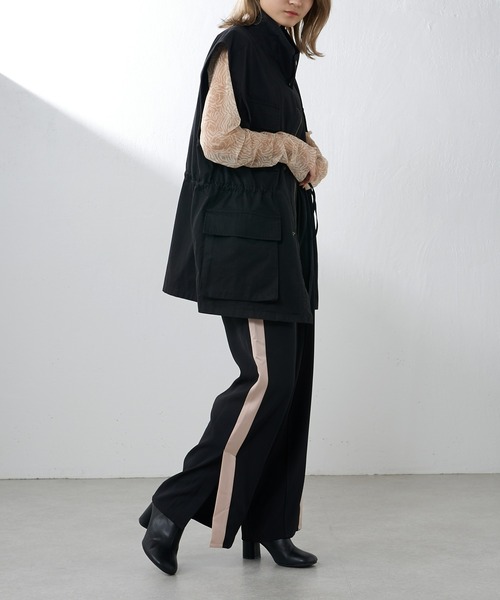 Lui's（ルイス）の「ドロストラインパンツ（その他パンツ・レディース・ブラック/パープル/オリーブ・FREE）」の10枚目の写真