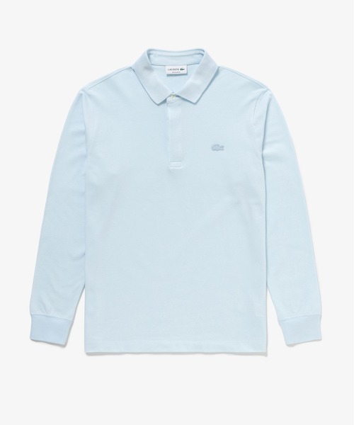 LACOSTE（ラコステ）の「比翼フロントロングスリーブポロシャツ（ポロシャツ・メンズ・ネイビー/チャコール/ブラック/ライトブルー/グレー/ホワイト/グリーン/ブルー/ダークグリーン/オリーブ/サックスブルー・6/3/5/4/2）」の10枚目の写真