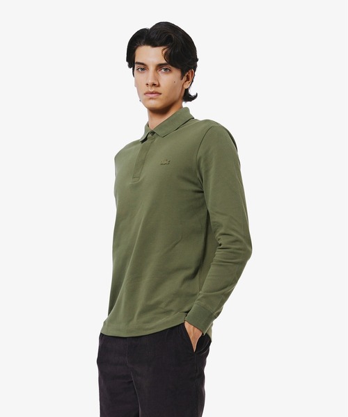 LACOSTE ラコステ ポロシャツ 3 比翼フロントロングスリーブポロシャツ | LACOSTE/ラコステ
