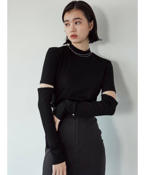 EMODA（エモダ）の「ダブルチェーンネックレス（ネックレス・レディース・シルバー/ゴールド・FREE）」の7枚目の写真