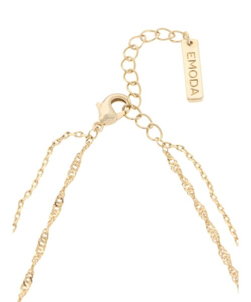 EMODA（エモダ）の「ダブルチェーンネックレス（ネックレス・レディース・シルバー/ゴールド・FREE）」の9枚目の写真