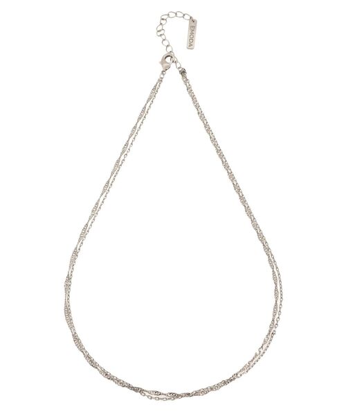 EMODA（エモダ）の「ダブルチェーンネックレス（ネックレス・レディース・シルバー/ゴールド・FREE）」の10枚目の写真