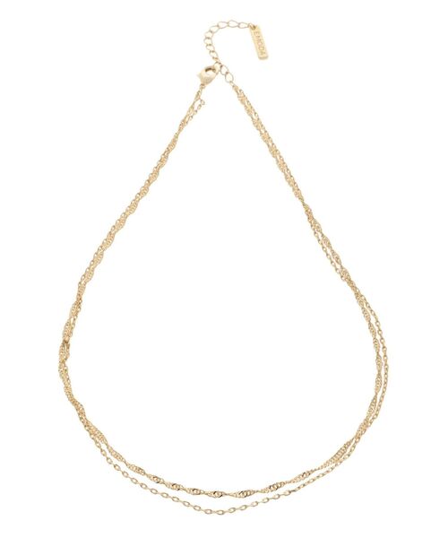 EMODA（エモダ）の「ダブルチェーンネックレス（ネックレス・レディース・シルバー/ゴールド・FREE）」の11枚目の写真