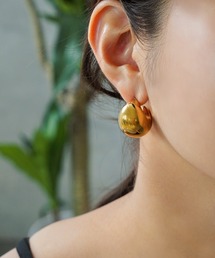 金属アレルギー対応 ボールモチーフピアス S0758【IAMUSE】