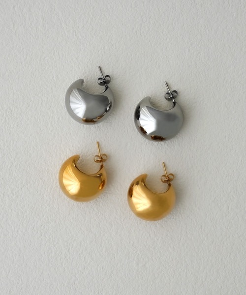 IAMUSE(アイアミューズ)の「金属アレルギー対応 ボールモチーフピアス S0758【IAMUSE】(ピアス(両耳用)・レディース・シルバー/ゴールド・FREE)」の9枚目の写真