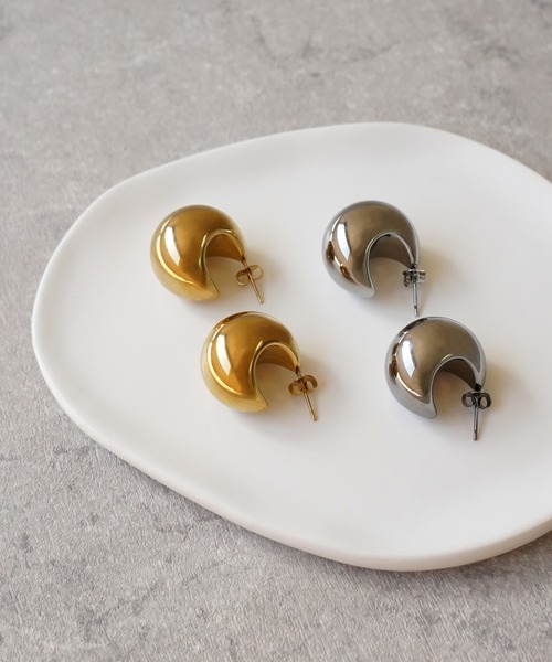 IAMUSE(アイアミューズ)の「金属アレルギー対応 ボールモチーフピアス S0758【IAMUSE】(ピアス(両耳用)・レディース・シルバー/ゴールド・FREE)」の10枚目の写真