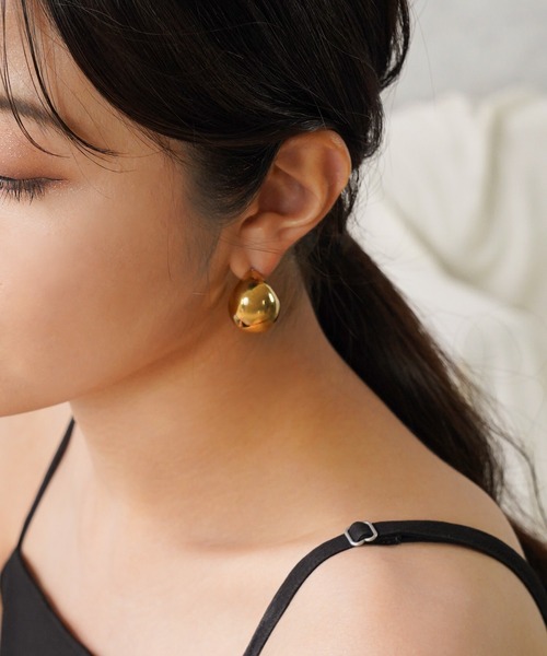 IAMUSE(アイアミューズ)の「金属アレルギー対応 ボールモチーフピアス S0758【IAMUSE】(ピアス(両耳用)・レディース・シルバー/ゴールド・FREE)」の11枚目の写真