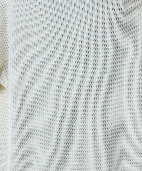 Lui's（ルイス）の「片畦バルーンクルーネックニット（ニット/セーター・メンズ・ホワイト/ブラック/ブルー/グレー・FREE）」の9枚目の写真