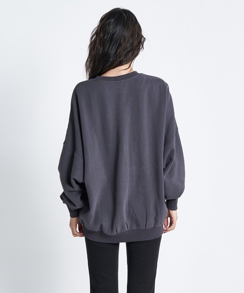 ROXY(ロキシー)の「JIVY PULL OVER/ロキシースウェットトレーナー(スウェット・レディース・パープル/ブラック/グレー・SMALL/MEDIUM/LARGE)」の5枚目の写真