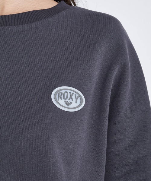 ROXY(ロキシー)の「JIVY PULL OVER/ロキシースウェットトレーナー(スウェット・レディース・パープル/ブラック/グレー・SMALL/MEDIUM/LARGE)」の6枚目の写真