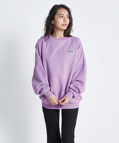 ROXY(ロキシー)の「JIVY PULL OVER/ロキシースウェットトレーナー(スウェット・レディース・パープル/ブラック/グレー・SMALL/MEDIUM/LARGE)」の9枚目の写真