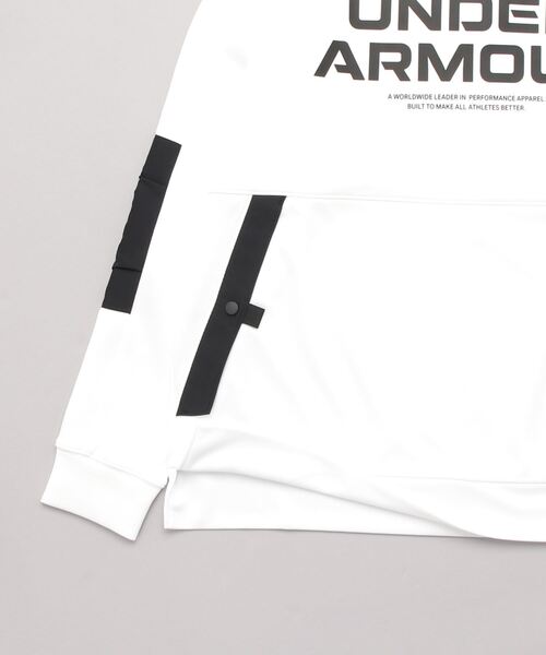 UNDER ARMOUR（アンダーアーマー）の「アンダーアーマー  UA PERFORMANCE KNIT HYBRID CREW（ジャージ・メンズ・ブラック/ホワイト・3L/S/LL/L/M）」の5枚目の写真
