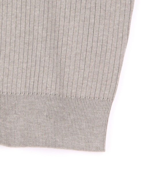 ADAM ET ROPE'（アダムエロペ）の「【WEB・一部実店舗限定】WOOL混リブタートル（ニット/セーター・レディース・チャコールグレー/ライトグレー/ベージュ/グリーン/ベージュ系その他・FREE）」の17枚目の写真