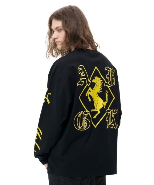 A FEW GOOD KIDS(ア フュー グッド キッズ)の「AFGK-76.LSTEE/アフューグッドキッズ(Tシャツ/カットソー・メンズ・ホワイト/ブラック・L/XL)」の2枚目の写真