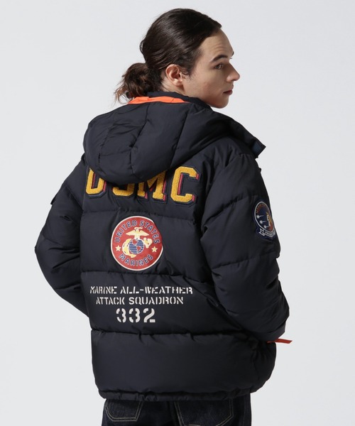 AVIREX(アヴィレックス)の「USMC CLASSIC DOWN JACKET / USMC クラシック ダウンジャケット / AVIREX / アヴィレックス(ダウンジャケット/コート・メンズ・グリーン/ネイビー/イエロー/ブラック・MEDIUM/LARGE/X-LARGE/XX-LARGE/XXL/M/L/XL)」の21枚目の写真