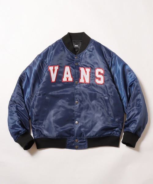VANS(バンズ)の「VANS/ヴァンズ M Padded Award JKT ビックシルエットスタジャン ロゴワッペン(スタジャン・メンズ・グリーン/ブラック/ネイビー・L/M/XL)」の15枚目の写真