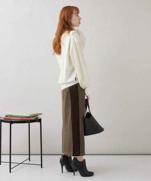 1％（イチ パーセント）の「1% 多柄編みニット（ニット/セーター・レディース・チャコールグレー/グリーン/アイボリー・FREE）」の22枚目の写真