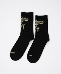 BOY LONDON（ボーイロンドン）の「【BOY LONDON】EAGLE&LOGO RIB SOCKS（ソックス/靴下・メンズ）」