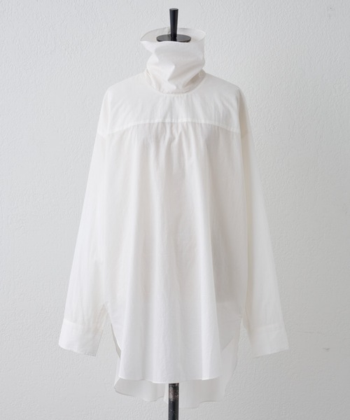 BEARDSLEY(ビアズリー)の「タートルシャツ(シャツ/ブラウス・レディース・ホワイト/ライトグレー/ピンク/グレー・FREE)」の12枚目の写真