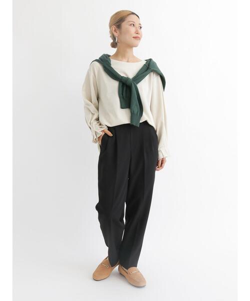 Samansa Mos2 blue（サマンサモスモスブルー）の「ビットファーモカシンシューズ（ドレスシューズ・レディース・ブラック/ブラウン/ベージュ・MEDIUM/LARGE）」の14枚目の写真