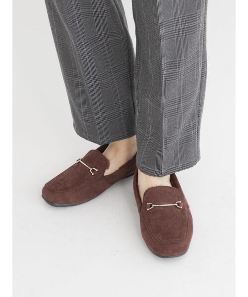 Samansa Mos2 blue（サマンサモスモスブルー）の「ビットファーモカシンシューズ（ドレスシューズ・レディース・ブラック/ブラウン/ベージュ・MEDIUM/LARGE）」の17枚目の写真